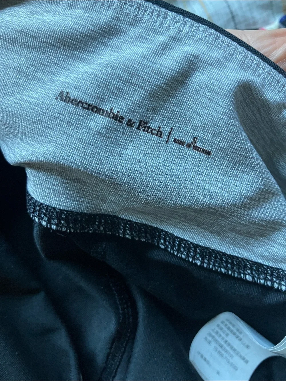 Abercrombie & Fitch Black Leggings with Side Logo size S